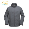 Основной дизайн серый цвет мужской куртка softshell в плюсе размер
